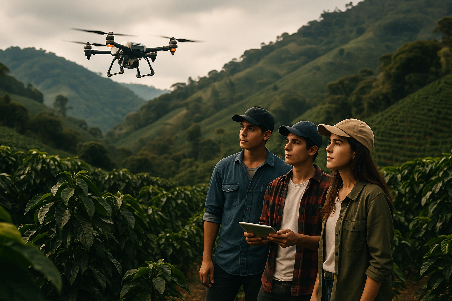 Drone-assisted supervision